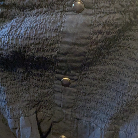 Ambiance Apparel Ruched Navy Mini-Dress (M) - Picture 6 of 7